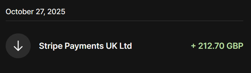 Additional £1,000 deal screenshot